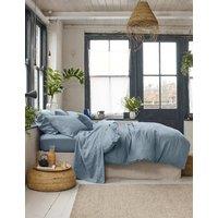 Piglet In Bed Pure Linen Duvet Cover Blue