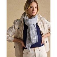 Joules Pure Cotton Bright Striped Scarf Multi