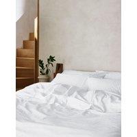 Piglet In Bed Washed Cotton Percale Duvet Cover White