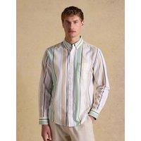 Joules Regular Fit Pure Cotton Striped Oxford Shirt Multi