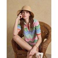 Joules Pure Cotton Striped Shorts Multi