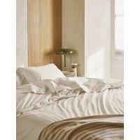 Piglet In Bed Washed Cotton Percale Duvet Cover Cream