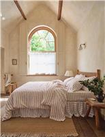 Piglet In Bed Linen Rich Kemptown Stripe Duvet Cover Cream Mix