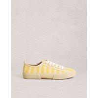 White Stuff Pippa Lace Up Trainers Yellow