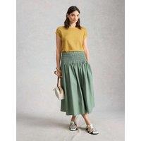 White Stuff Pure Linen Jersey T-Shirt Yellow