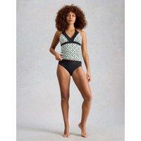 White Stuff High Waisted Bikini Bottoms Black