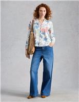 Pure Cotton Jersey Floral Shirt