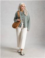 Pure Cotton Textured Cardigan