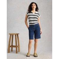White Stuff Denim Shorts Blue Denim