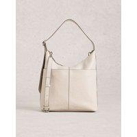 White Stuff Leather Cross Body Bag White