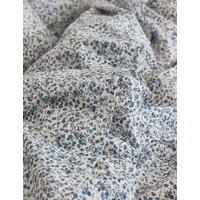 Piglet In Bed Pure Cotton Mini Meadow Flat Sheet Blue Mix