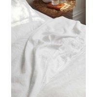 Piglet In Bed Linen Rich Flat Sheet White