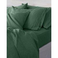 Piglet In Bed Linen Rich Fitted Sheet Green
