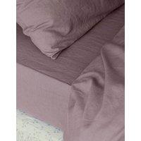 Piglet In Bed Linen Rich Fitted Sheet Purple