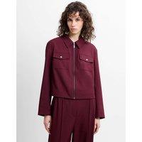 French Connection Lightweight Collared jacket Red