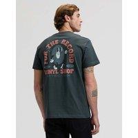 Lee Pure Cotton Back Graphic T-Shirt Black