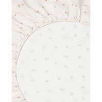 Piglet In Bed Linen Rich Printed Fitted Sheet Pearl