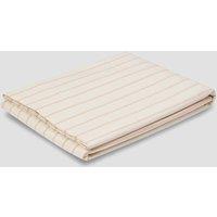 Piglet In Bed Pure Cotton Striped Flat Sheet Cream Mix