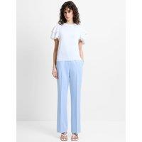French Connection Straight Leg Trousers Blue