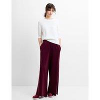 French Connection Side Stripe Wide Leg Trousers Red Mix
