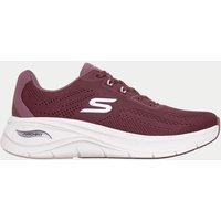 Skechers Arch Fit 3.0 Lace Up Trainers Burgundy
