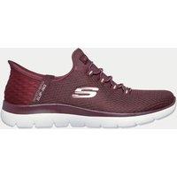 Skechers Summits Diamond Dream Slip-In Trainers Burgundy