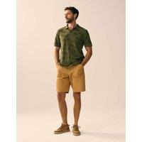 White Stuff Regular Fit Denim Utility Shorts Tan