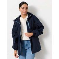 FatFace Hooded Raincoat Navy