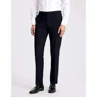 MOSS Slim Fit Tuxedo Trousers Black