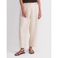Sportscraft Pure Linen Straight Leg Chinos Ecru