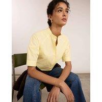 BAUKJEN Pure Cotton Button Through Shirt Yellow