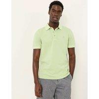 FatFace Pure Cotton Pique Polo Shirt Mint