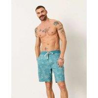 FatFace Print Swimshorts Teal Mix