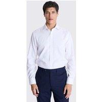 MOSS Tailored Fit Non Iron Pure Cotton Oxford Shirt White