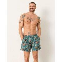 FatFace Printed Swim Shorts Teal Mix