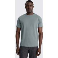MOSS Pure Cotton Crew Neck T-Shirt Teal