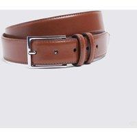 MOSS Leather Smart Belt Tan