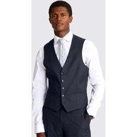 MOSS Slim Fit Stretch Waistcoat Dark Navy