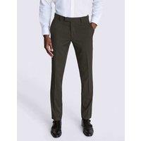 MOSS Slim Fit Stretch Suit Trousers Charcoal