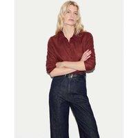 Jigsaw Pure Linen Collared Shirt Red