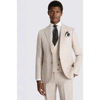 MOSS Slim Fit Pure Linen Suit Jacket Neutral