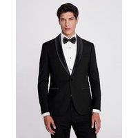 MOSS Slim Fit Shawl Lapel Tuxedo Jacket Black