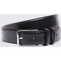 MOSS Leather Smart Belt Black
