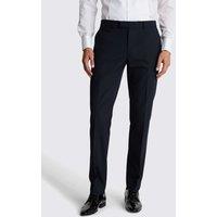 MOSS Slim Fit Stretch Suit Trousers Dark Navy