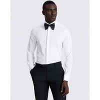 MOSS Slim Fit Cotton Rich Dress Shirt White