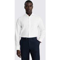 MOSS Tailored Fit Non Iron Pure Cotton Oxford Shirt White