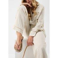 ACCESSORIZE Sparkle Flat Flip Flops Golden Rose