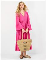 ACCESSORIZE Woven Tote Bag Natural