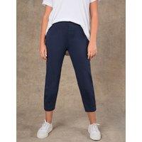 Live Unlimited London High Waisted Cropped Jeggings Navy