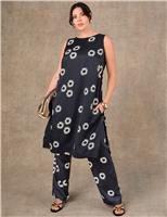 Floral Side Split Tunic